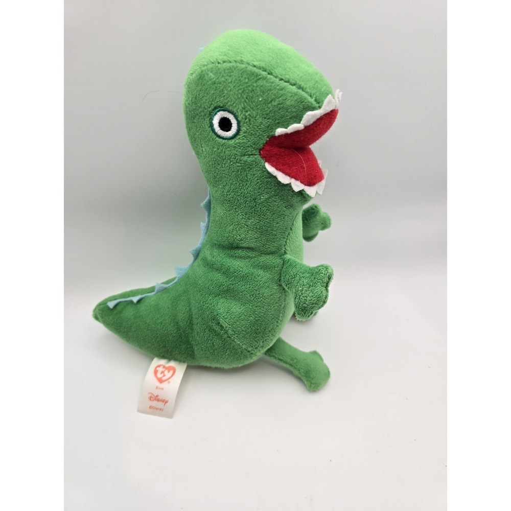 Mistagged Ty Peppa Pig Mr Dinosaur Plush Beanie George's Green Dinosaur Soft Toy
